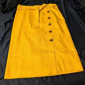 NWT Yellow Ann Taylor skirt